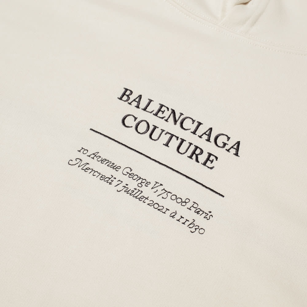 Balenciaga Oversized Couture Logo Popover Hoody - 2