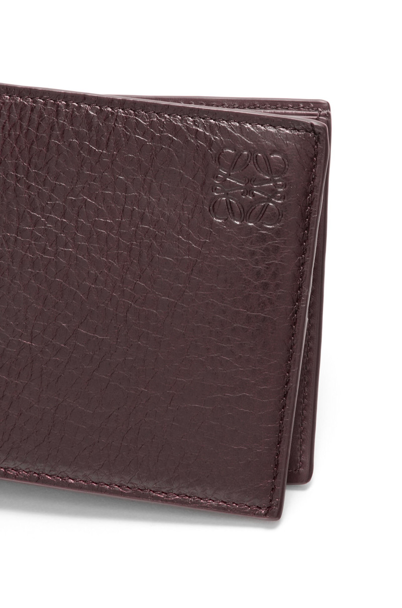 Bifold coin wallet in deerskin 5