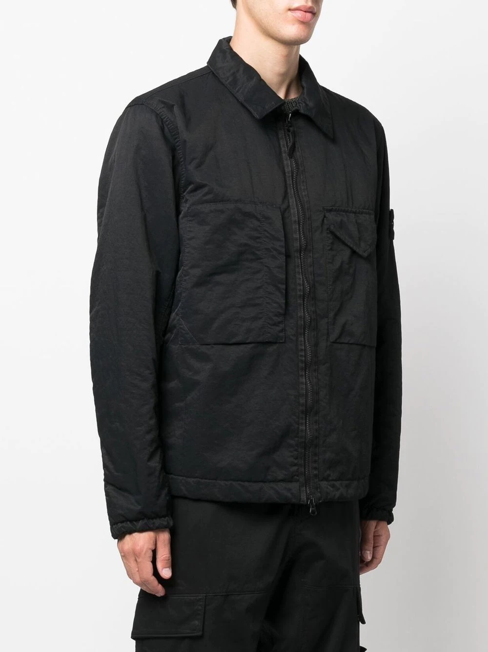 Compass patch zipped jacket - 3