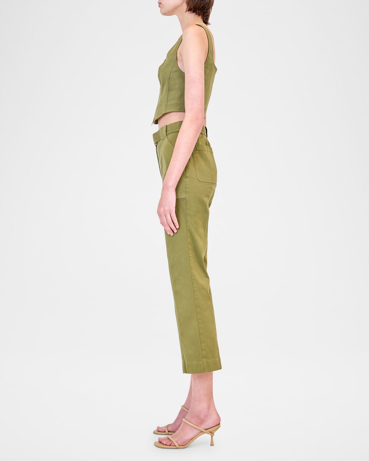 Liza Cropped Utility Pants - 4