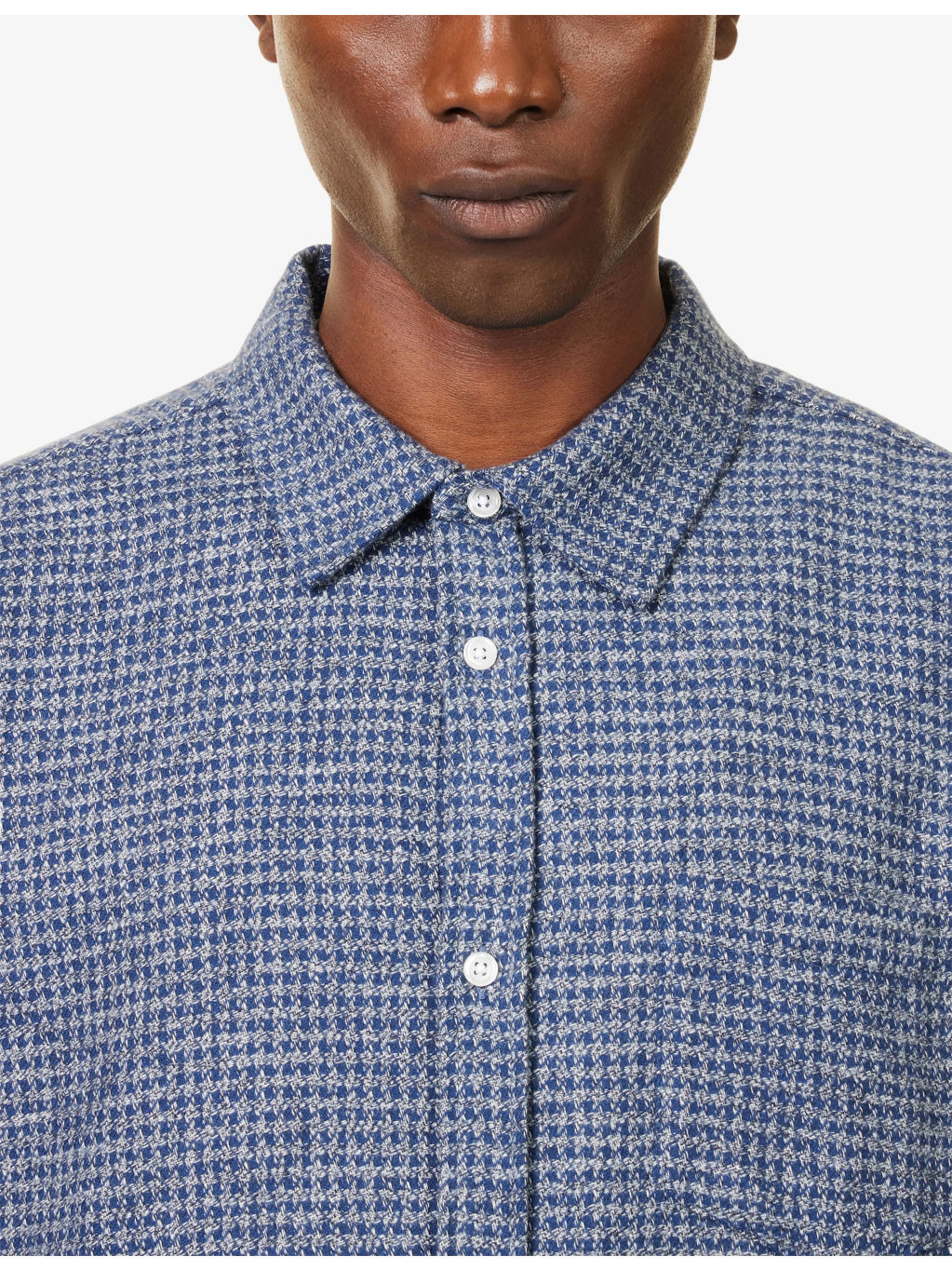 Mouline Long-Sleeve Cotton Shirt - 5