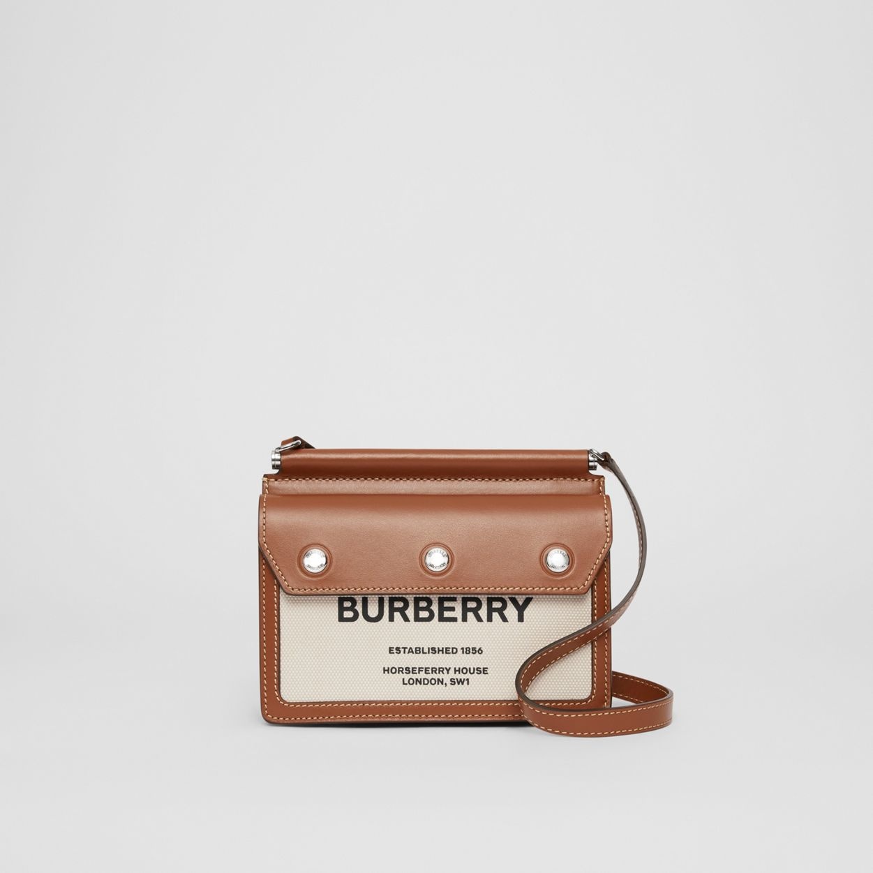 Burberry Mini Horseferry Print Title Bag with Pocket Detail | REVERSIBLE