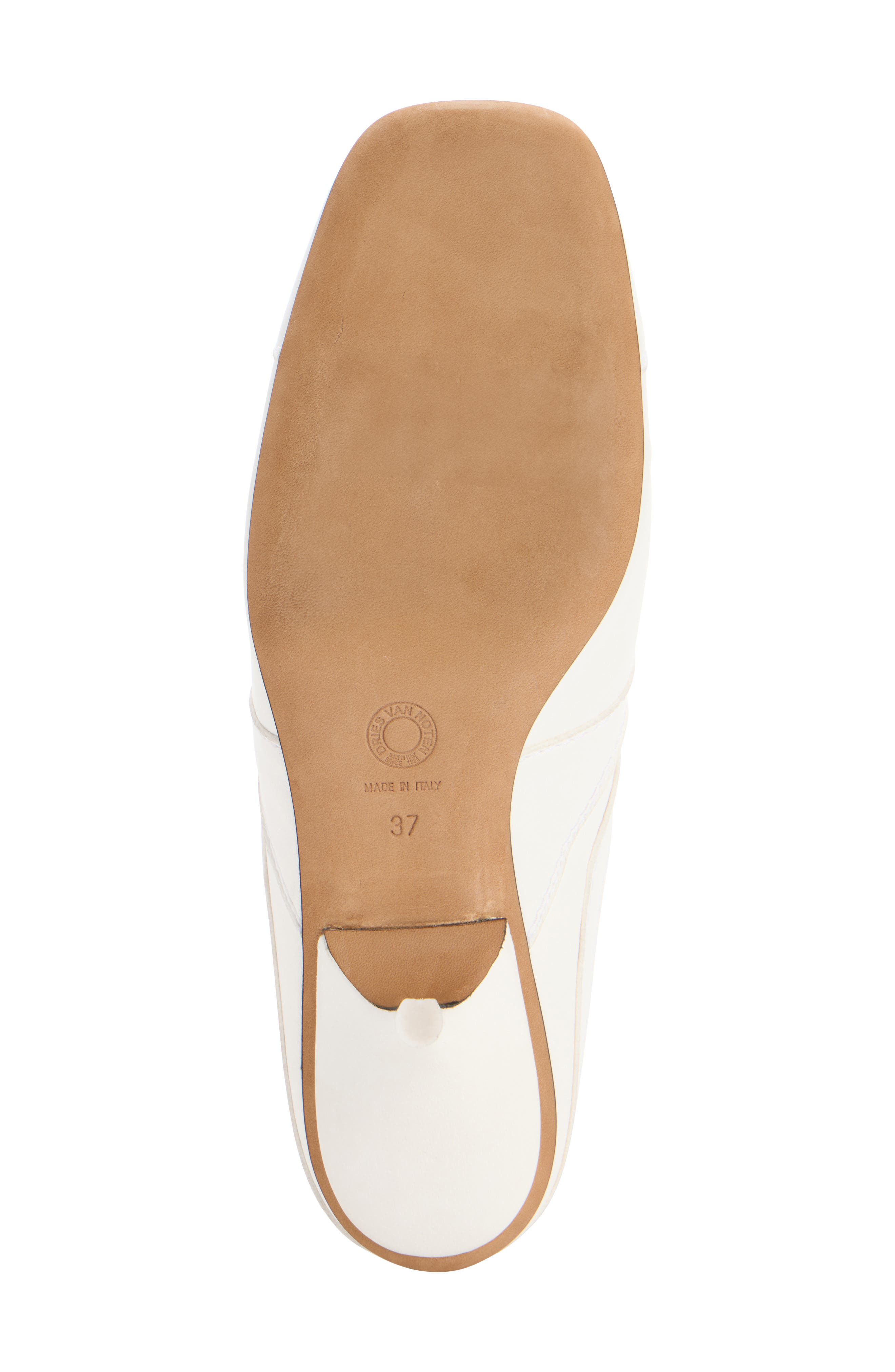 Dries Van Noten Lace-Up Mule in White at Nordstrom - 6