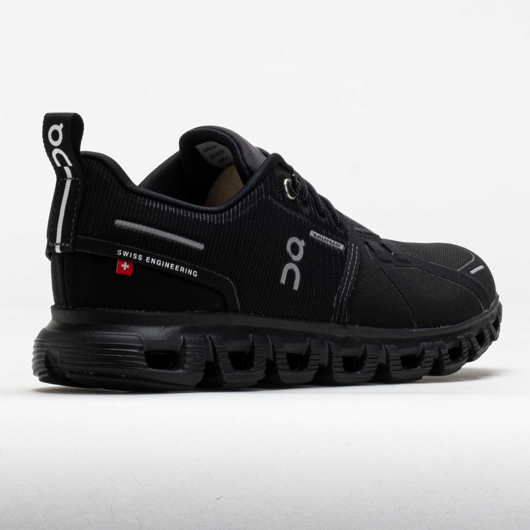 On Cloud 6 Waterproof Women's Black/Black - 6