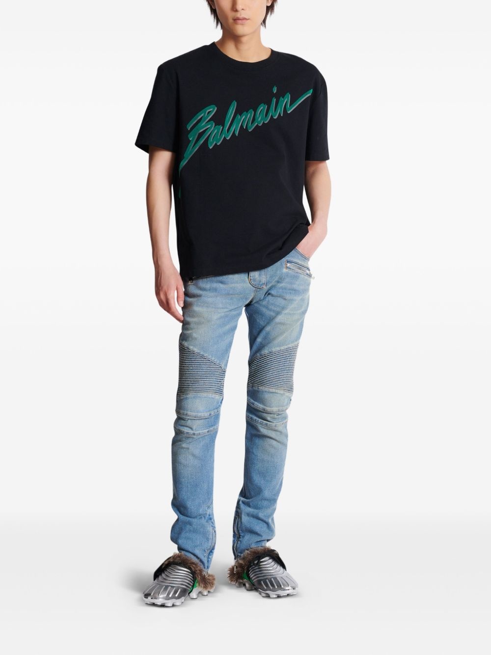 logo-print T-shirt - 2