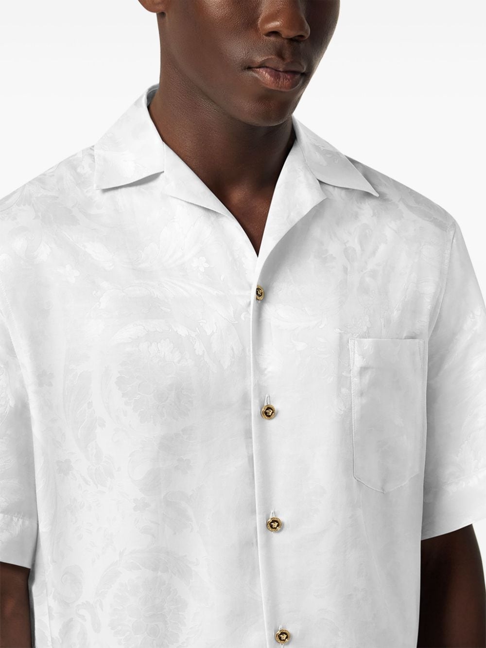 Barocco jacquard shirt - 5