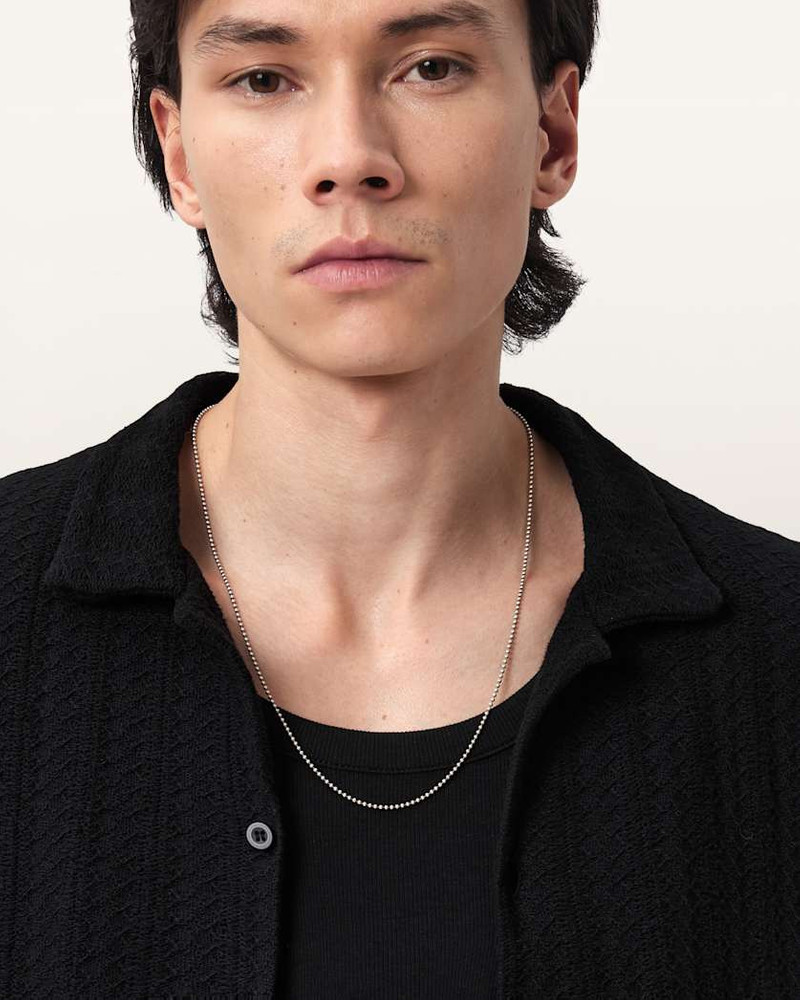 ALLSAINTS JAY BALL CHAIN SMALL NECKLACE outlook