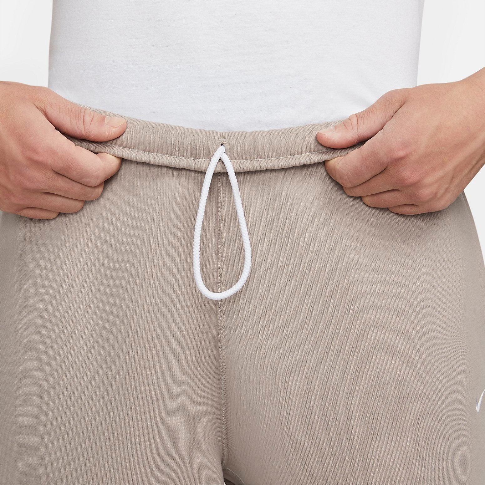 (WMNS) NikeLab Solo Swoosh Fleece Sweatpants Asia Sizing 'Malt' DA0330-245 - 2