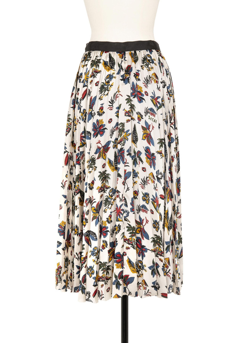 Car Race / Tropical Print Skirt 3