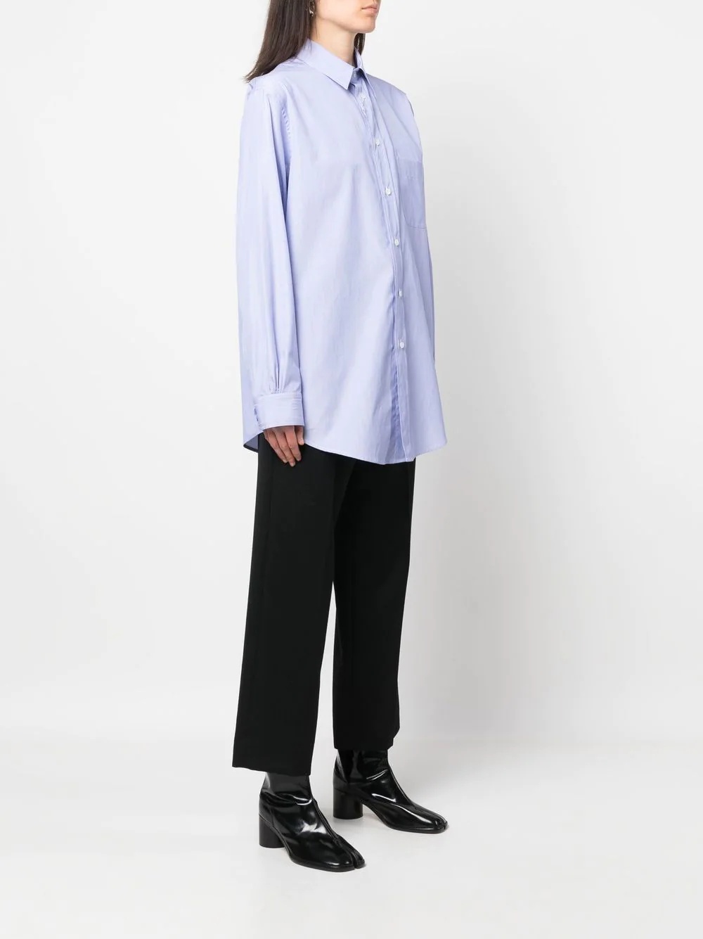 long-sleeve button-up shirt - 3