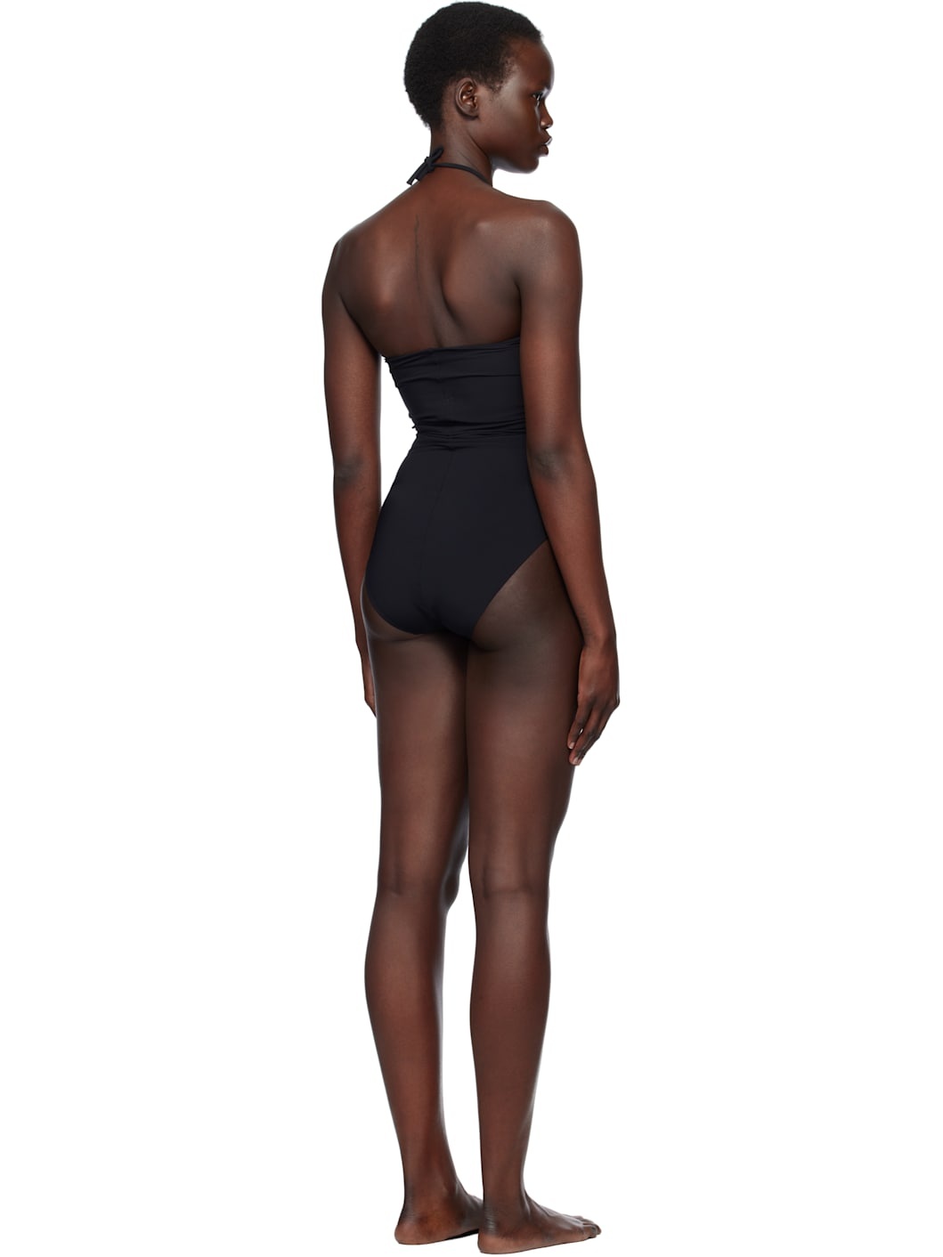 Black Hollywood Prong Bather Swimsuit - 3