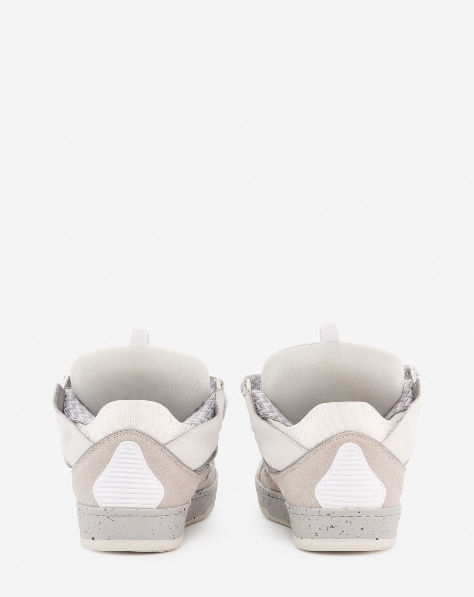 LEATHER CURB SNEAKERS - 4