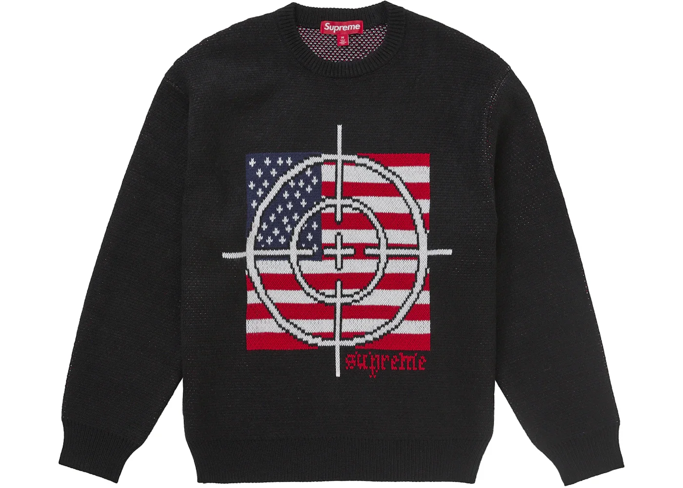 Supreme Target Sweater Black - 1