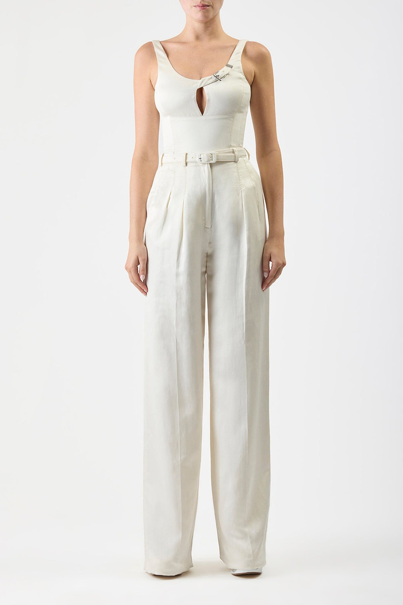 GABRIELA HEARST Vargas Pants in Silk Linen outlook