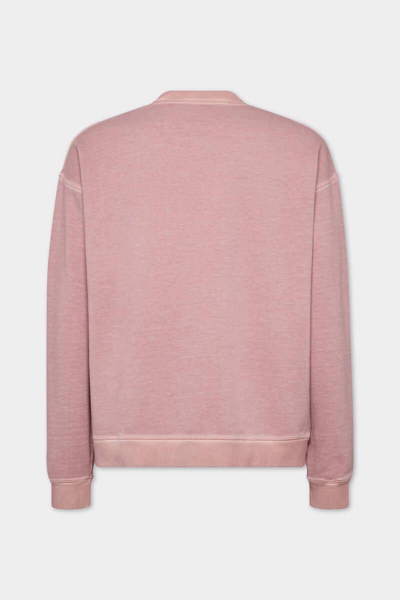 BEST FADE RELAX FIT CREWNECK CARTOON LOGO SWEATSHIRT - 2