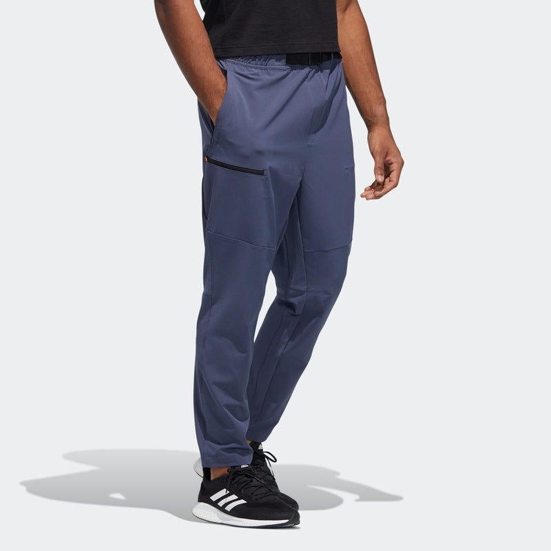 Men's adidas Th Strech Wvpt Woven Sports Pants/Trousers/Joggers Navy Blue HE9897 - 5