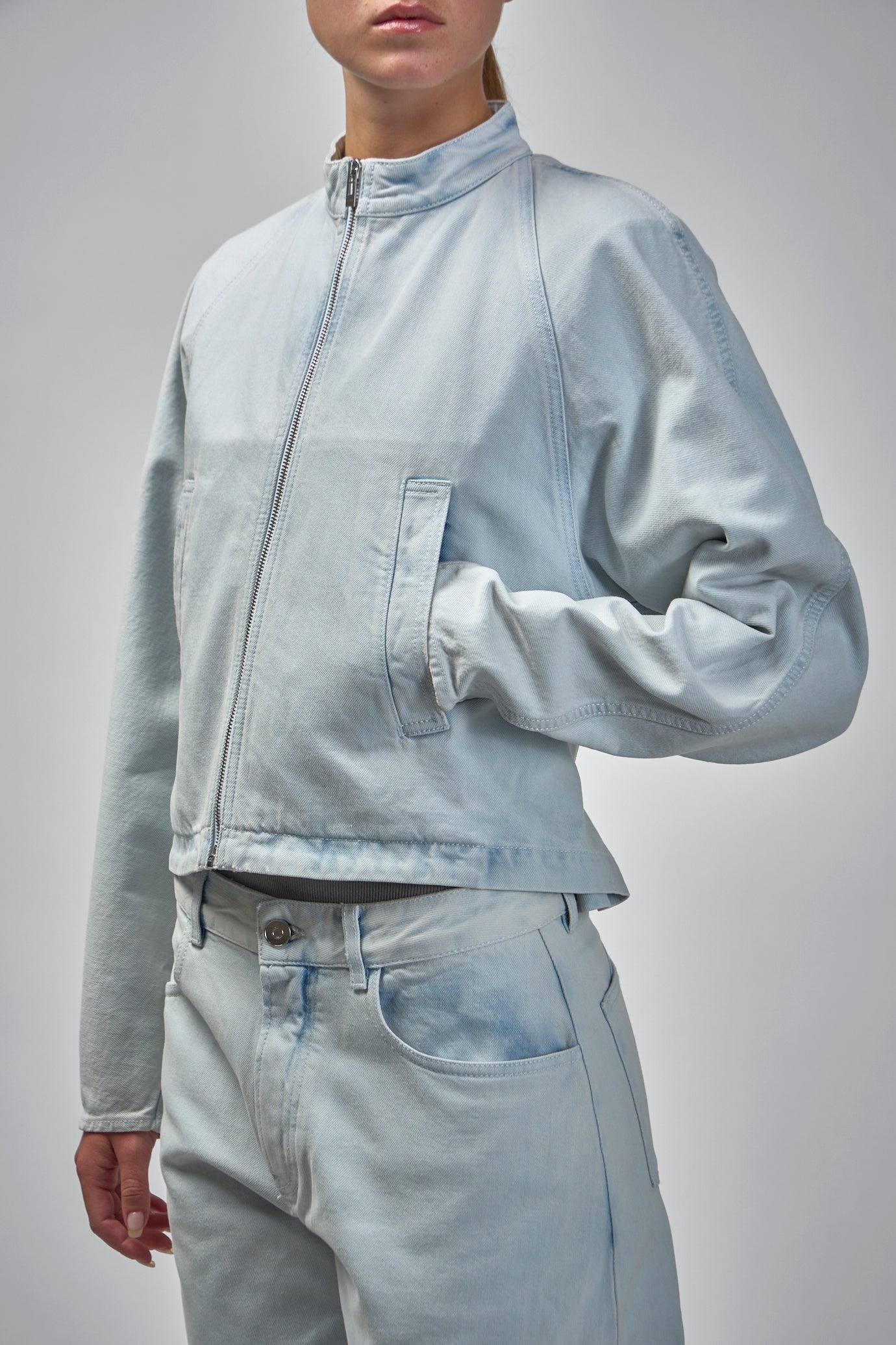 Round Denim Jacket - 4