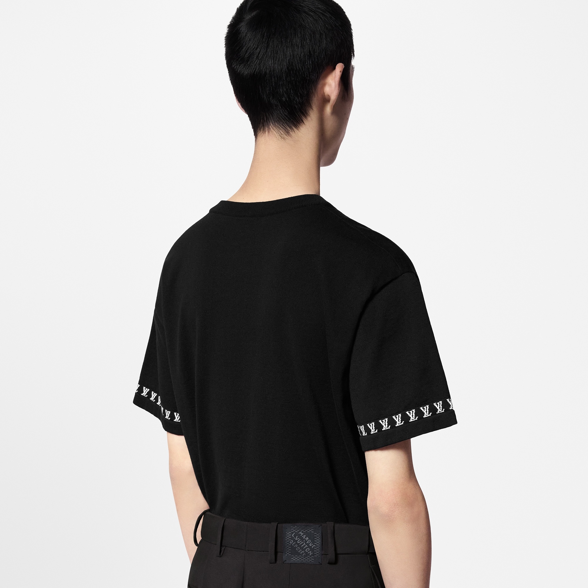 Short-Sleeved Cotton Crewneck - 5