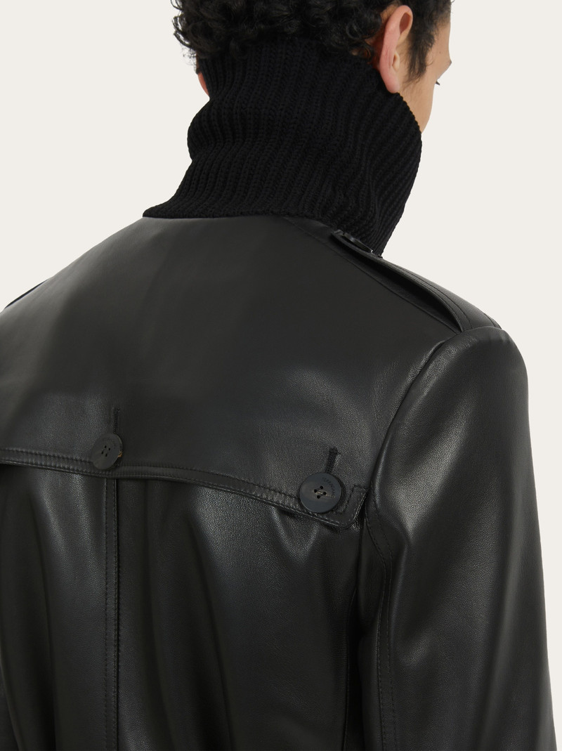 Leather trench 4