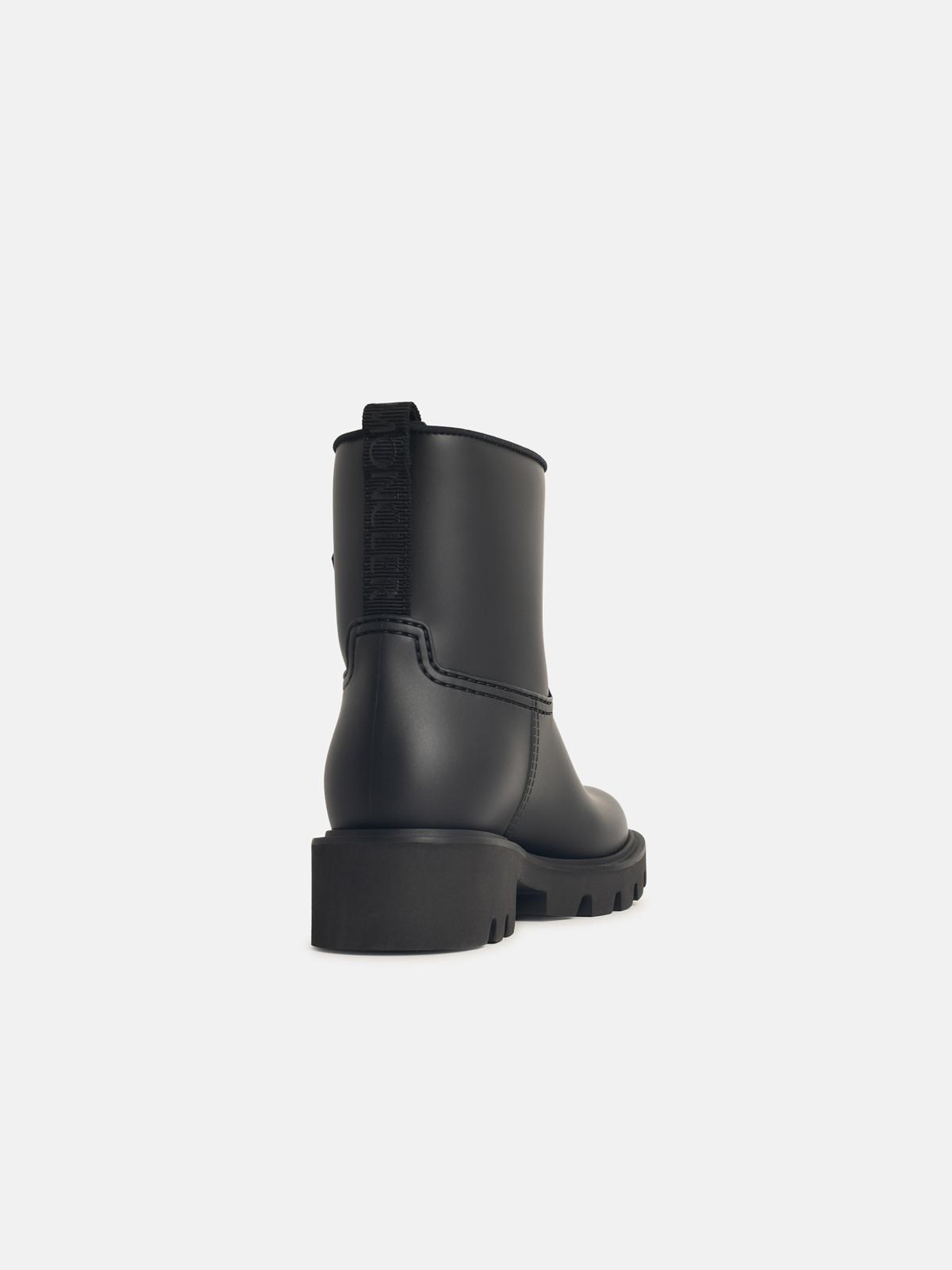'KICKSTREAM' BLACK PVC RAIN BOOTS - 3