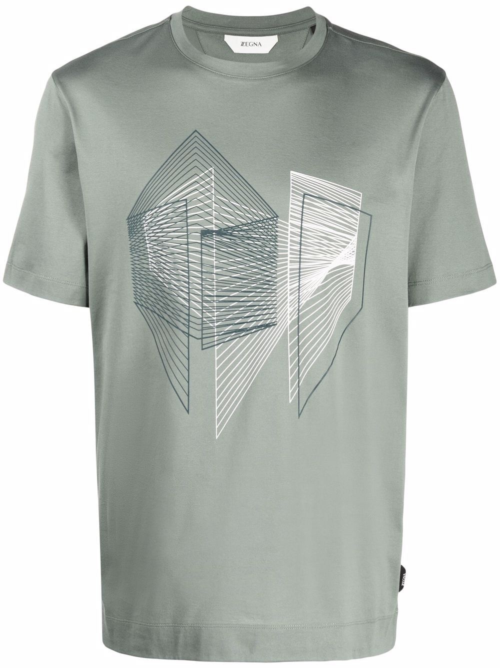 graphic-print cotton T-shirt - 1