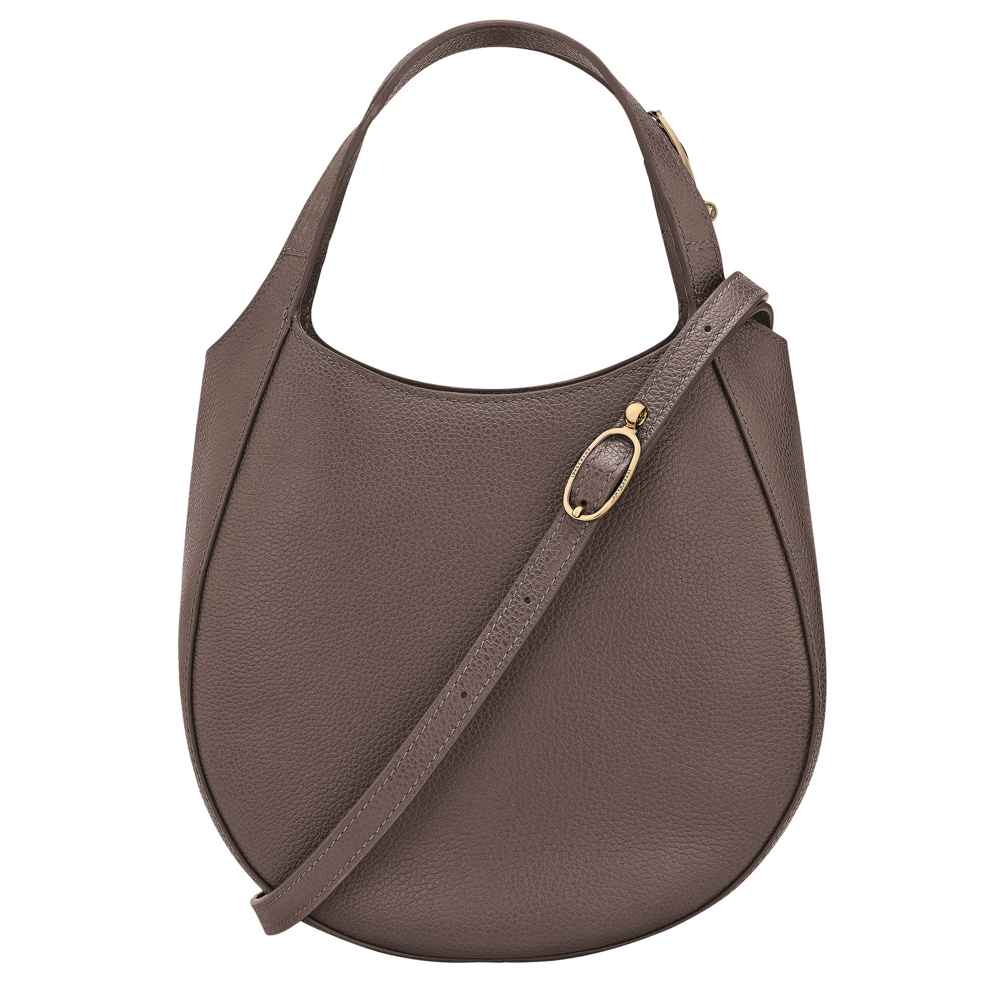 Le Foulonné S Handbag Taupe - Leather - 4