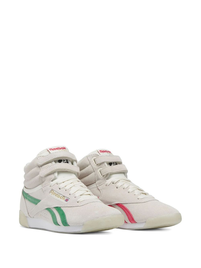 Reebok strap high-top trainers outlook