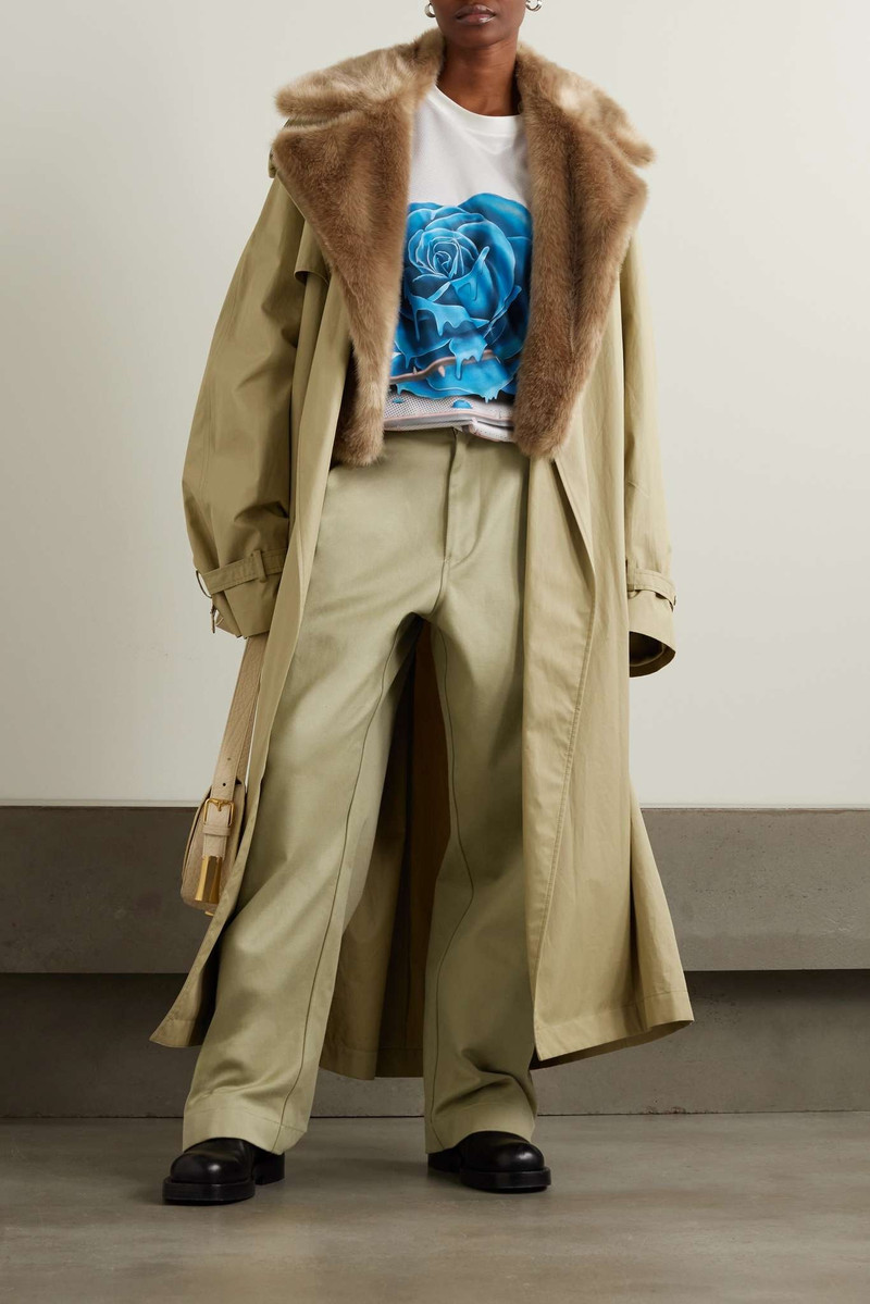Burberry Cotton tapered pants outlook