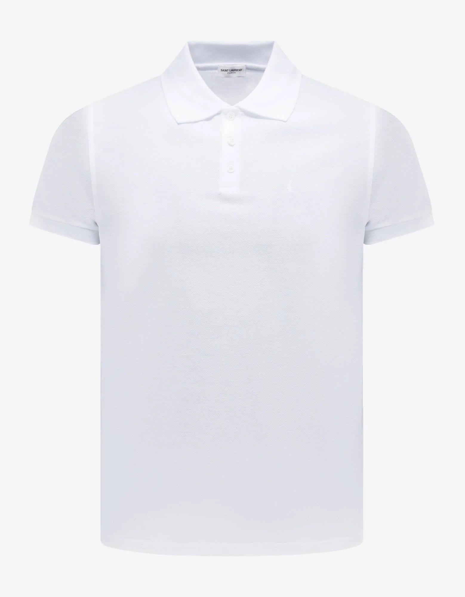 White Monogram Polo T-Shirt - 1