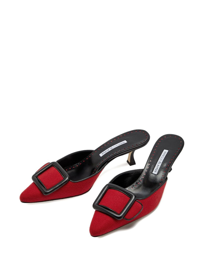 Manolo Blahnik 50mm Maysalebi mules outlook