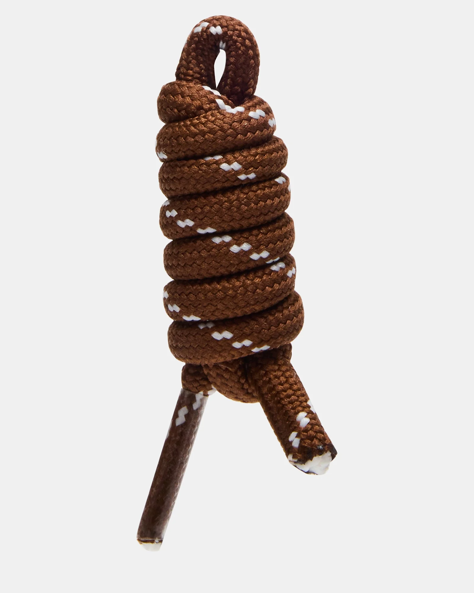 CORD SHOE CHARM BROWN - 1