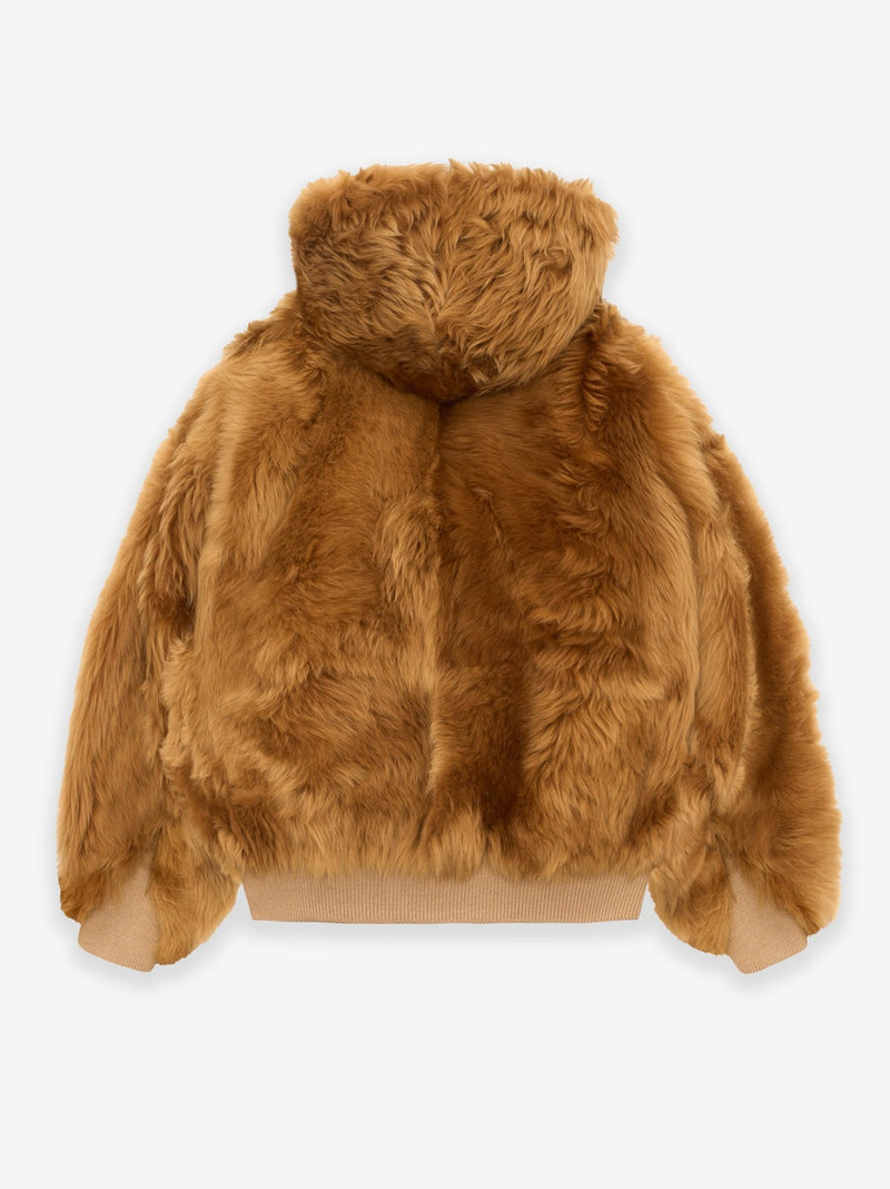 Shearling Hooded Bomber 2