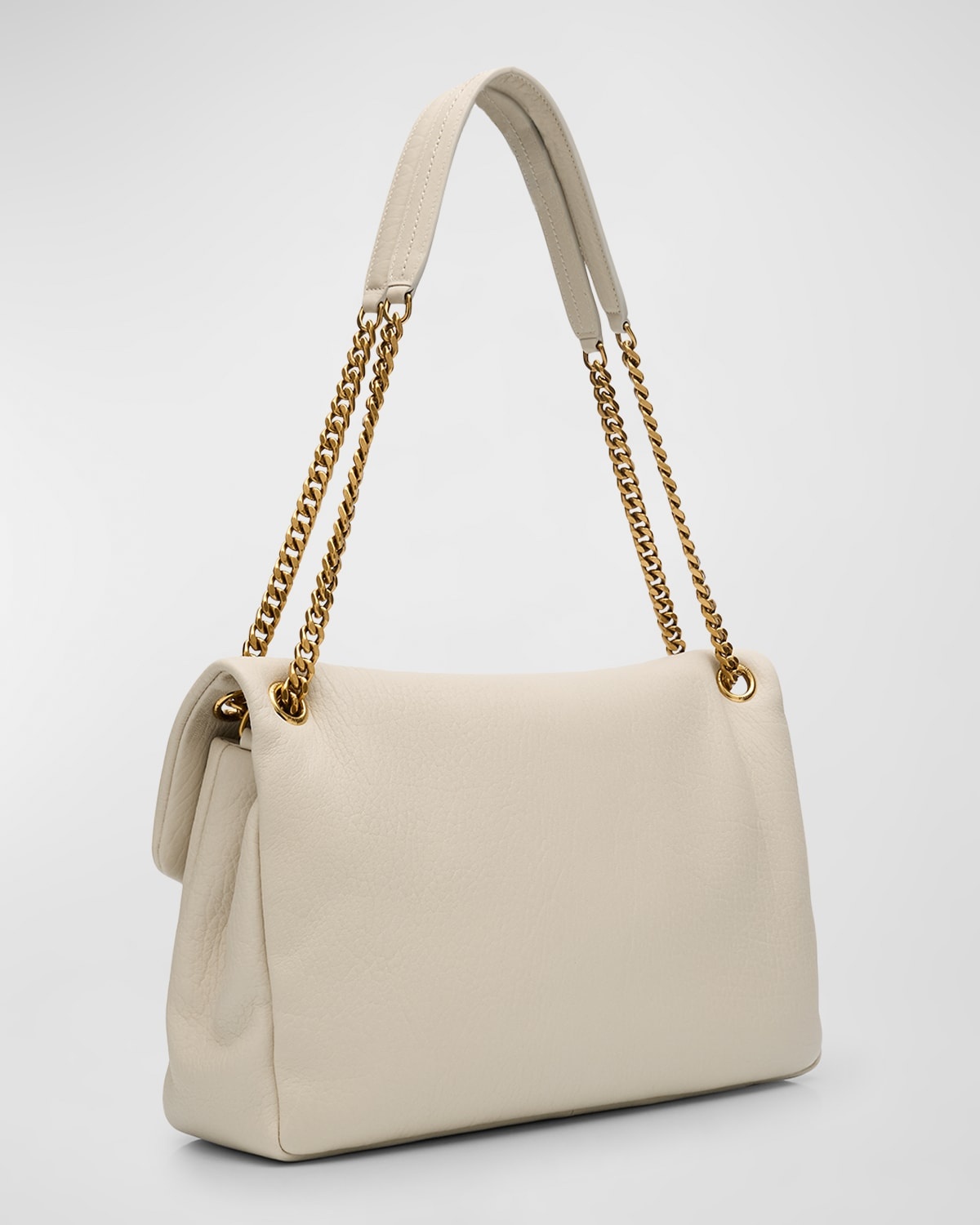 Calypso Large YSL Shoulder Bag in Leather - 6