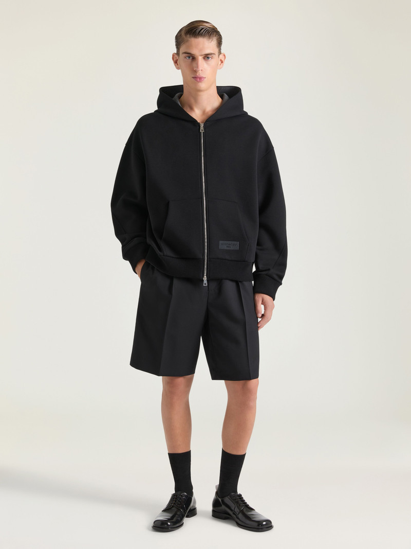 Givenchy COUTURE SEAM ZIPPED HOODIE IN SCUBA outlook