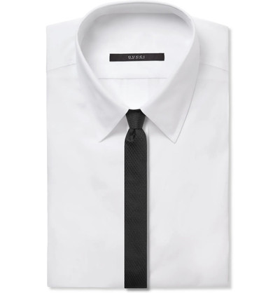 SAINT LAURENT 4cm Silk-Blend Jacquard Tie outlook