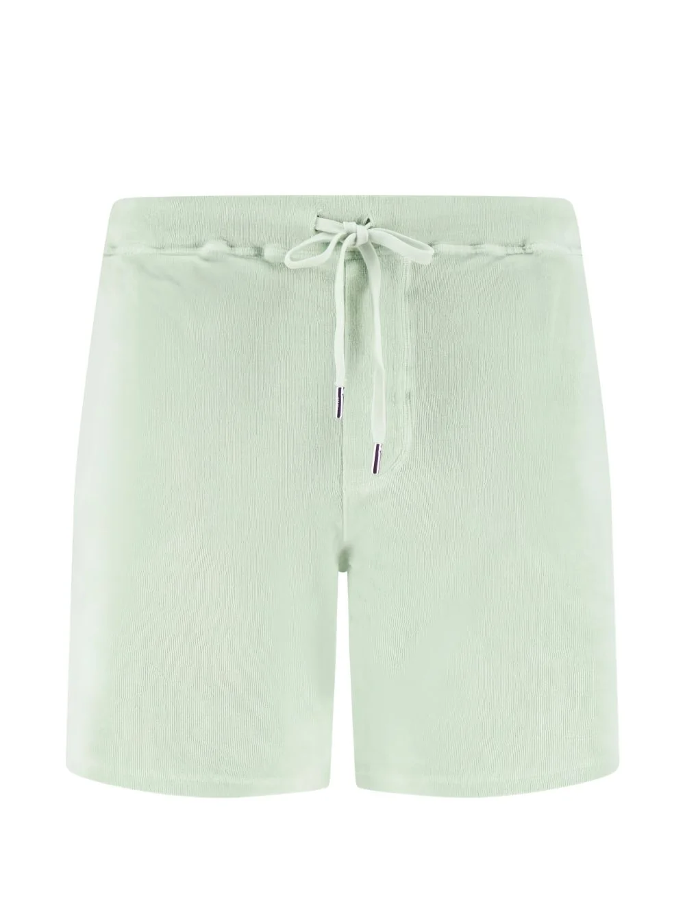 terry-cloth drawstring shorts - 1