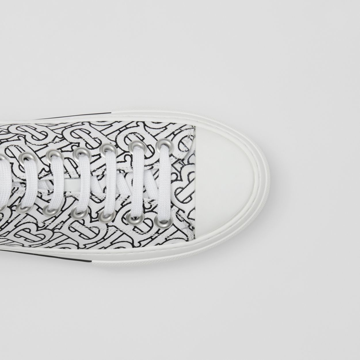 Monogram Print Cotton Sneakers – Online Exclusive - 3