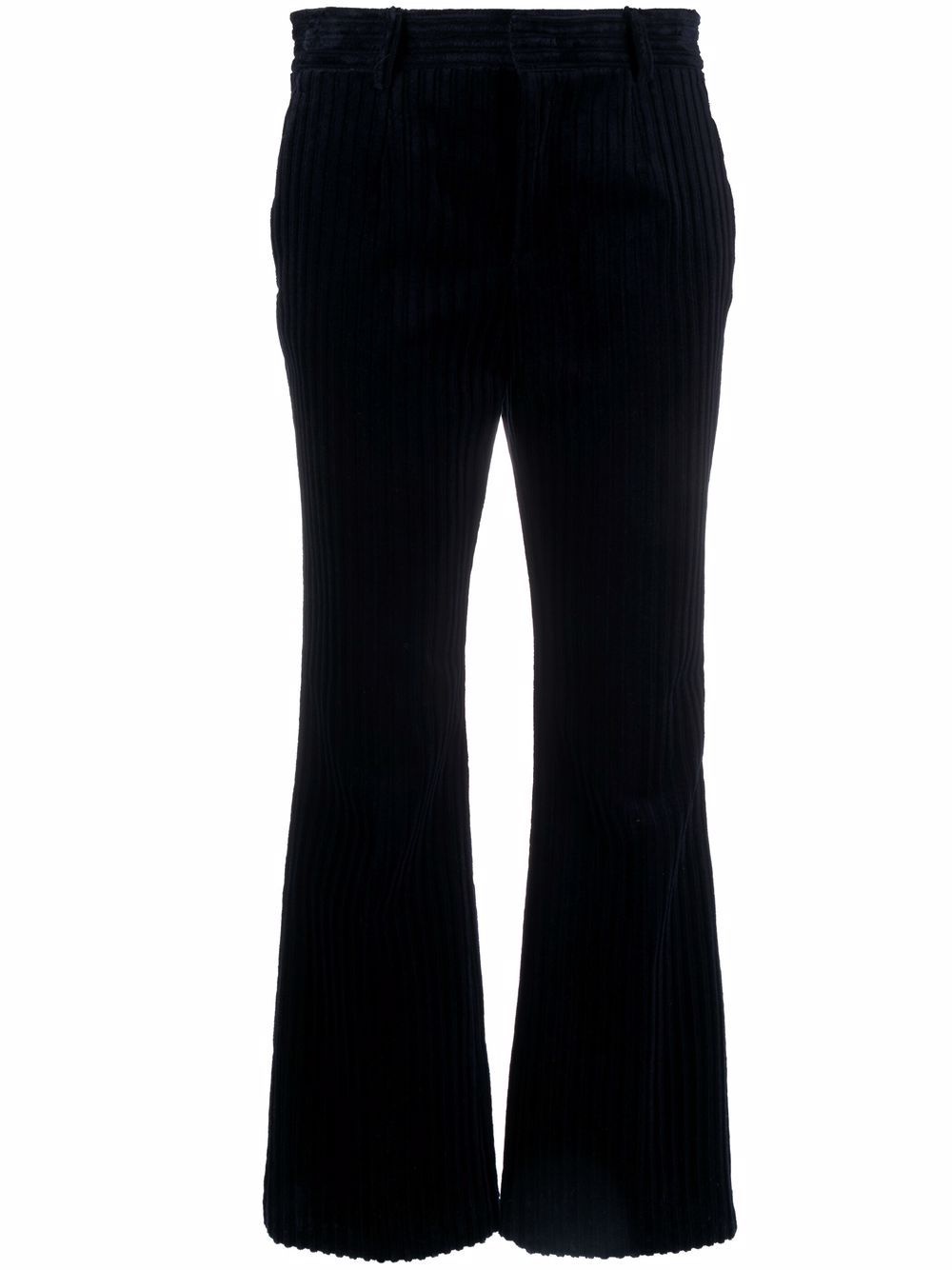 ribbed velvet trousers - 1