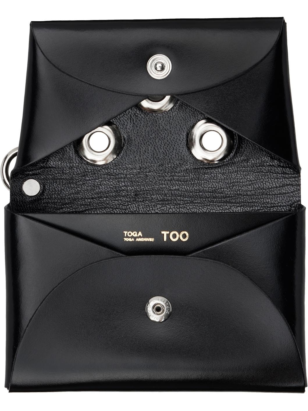 Black Metal Motif Card Holder - 3