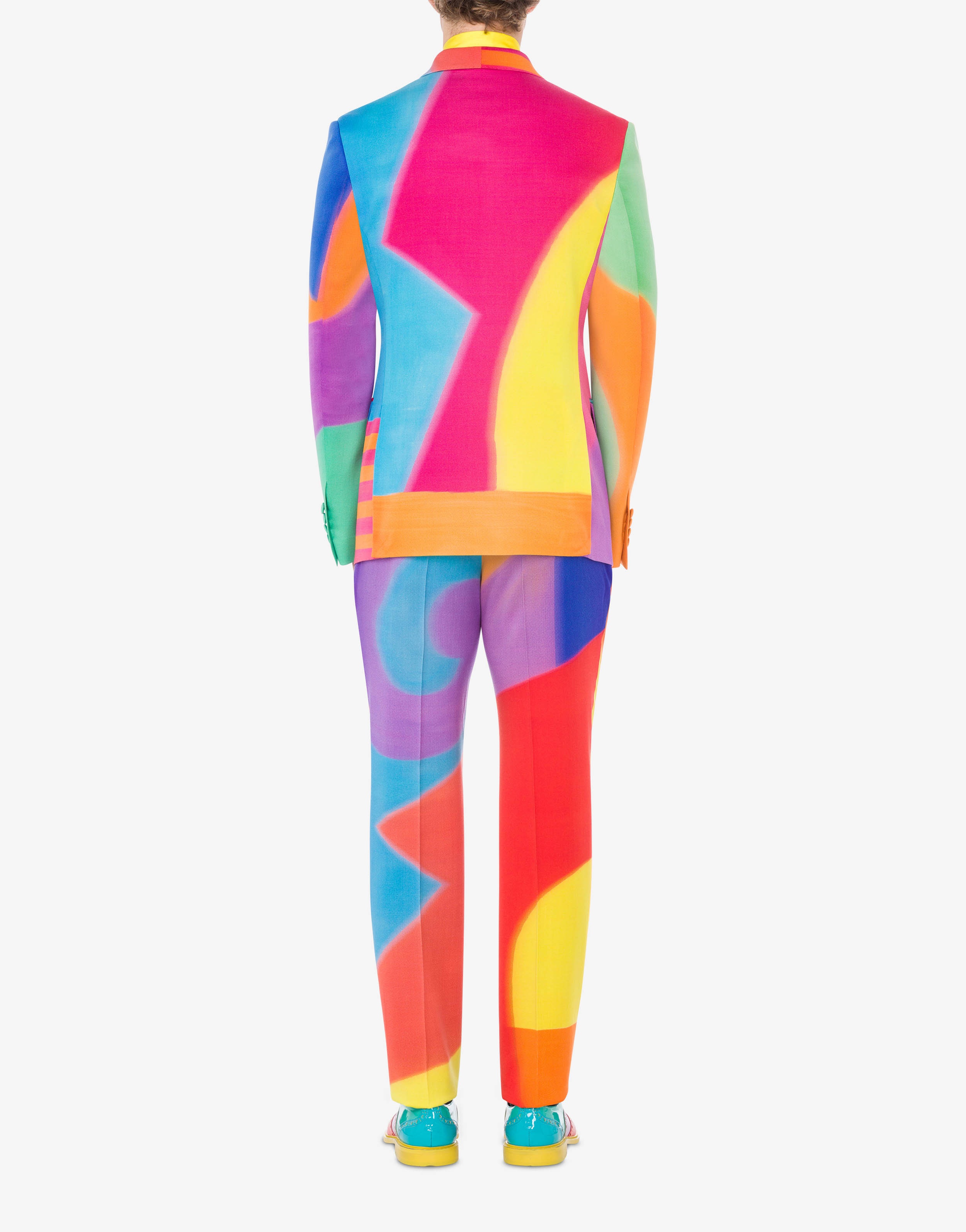 PROJECTION PRINT WOOL JACKET - 3