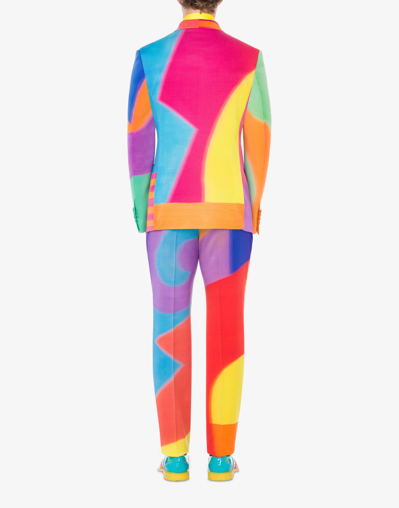 PROJECTION PRINT WOOL JACKET 3