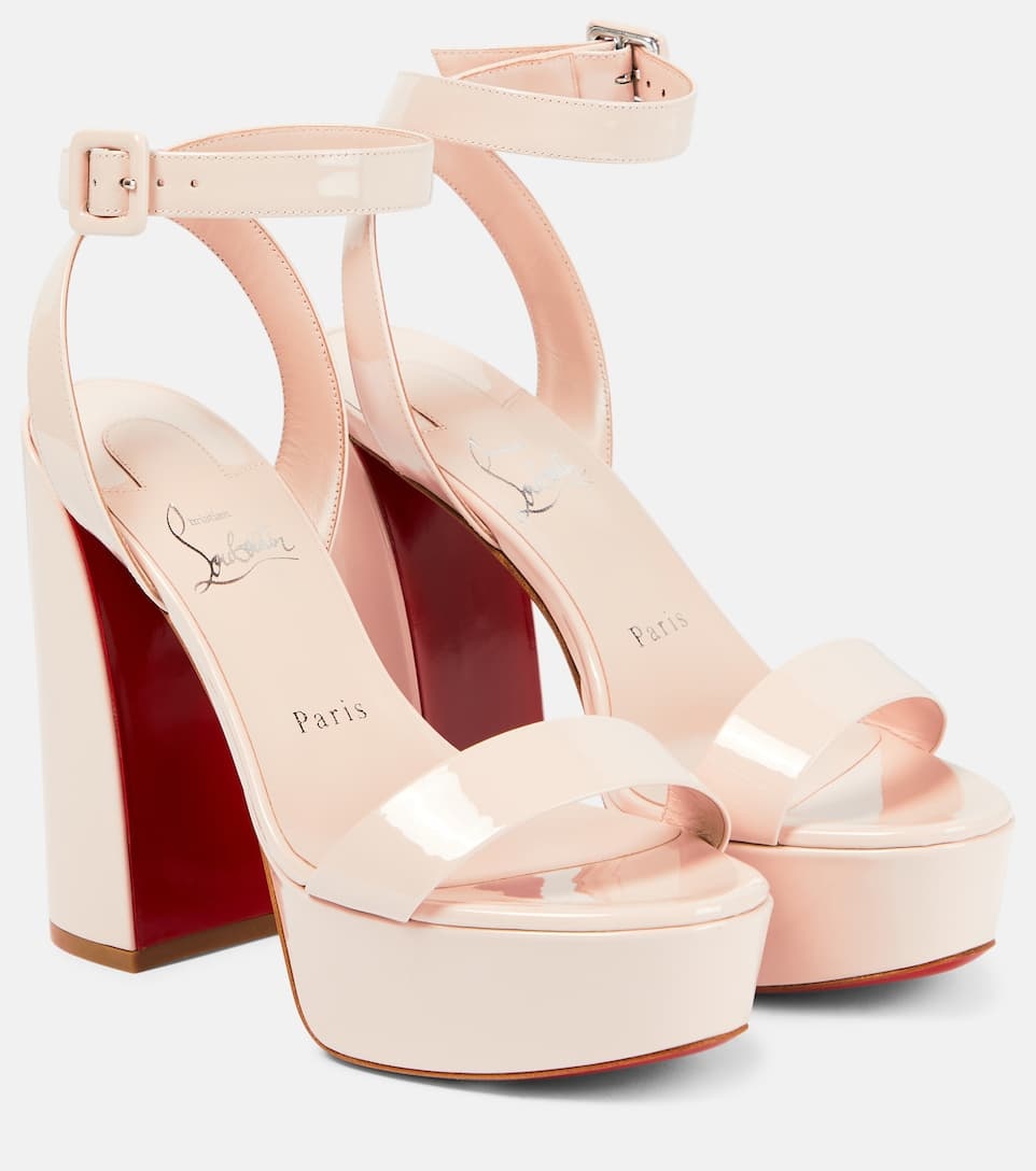 Movida Sabina patent leather platform sandals - 1