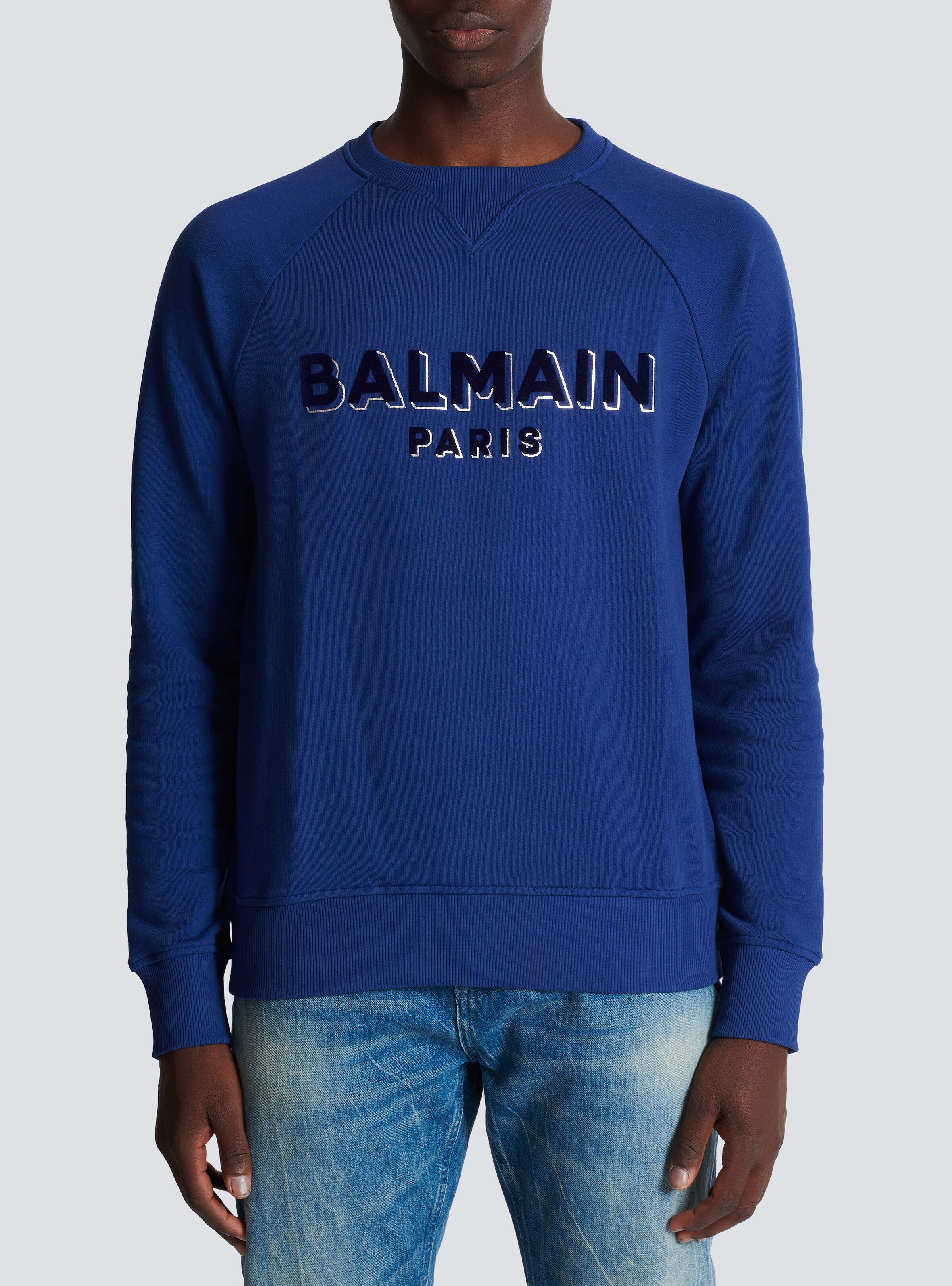 Metallic flocked Balmain sweatshirt - 5