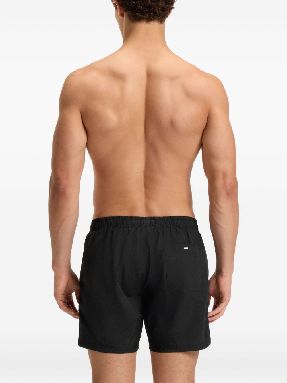 side-stripe swim shorts - 4
