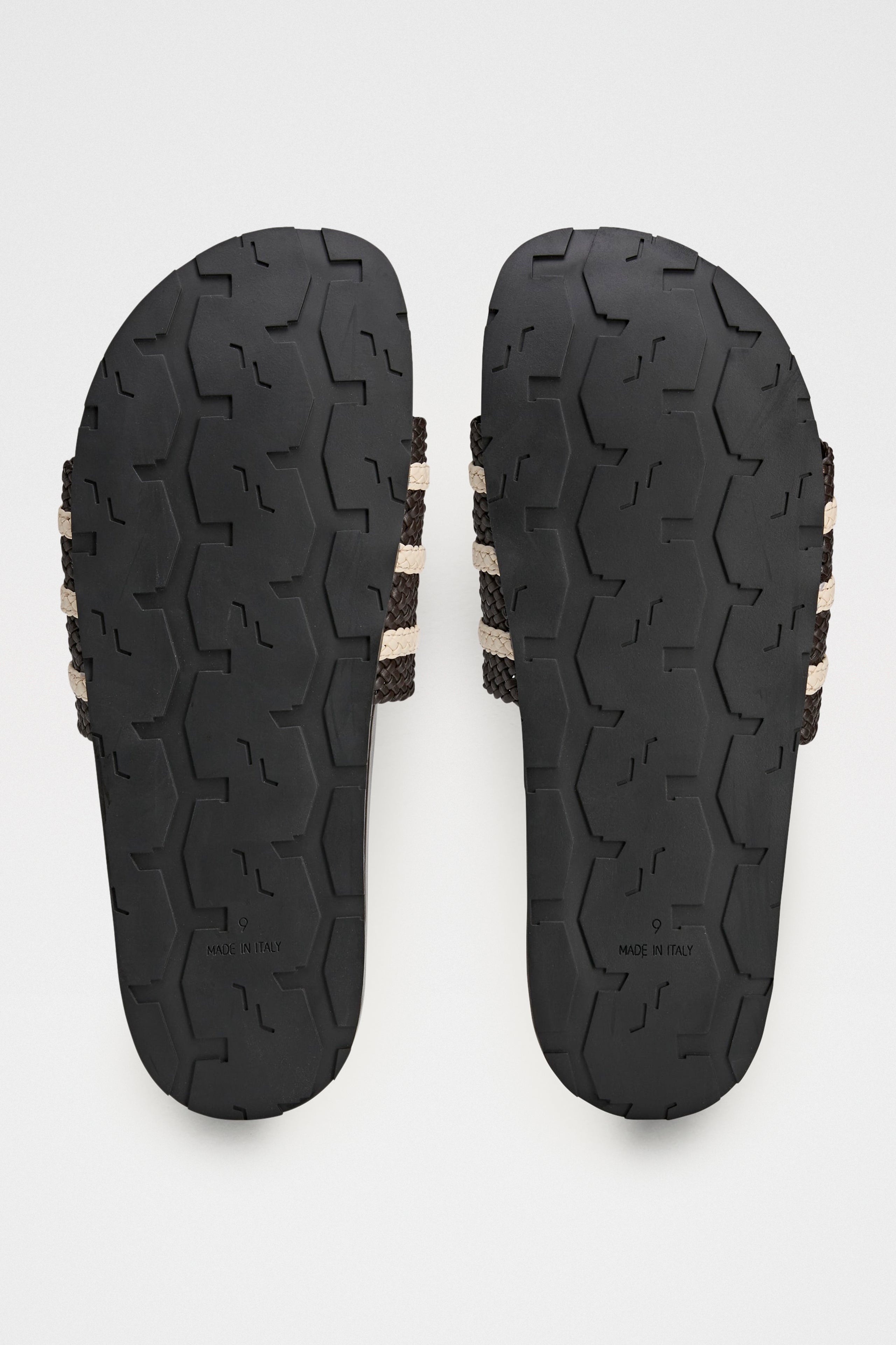 ADIDAS BY WALES BONNER ADILETTE SLIDES DARK BROWN / WONDER WHITE - 5