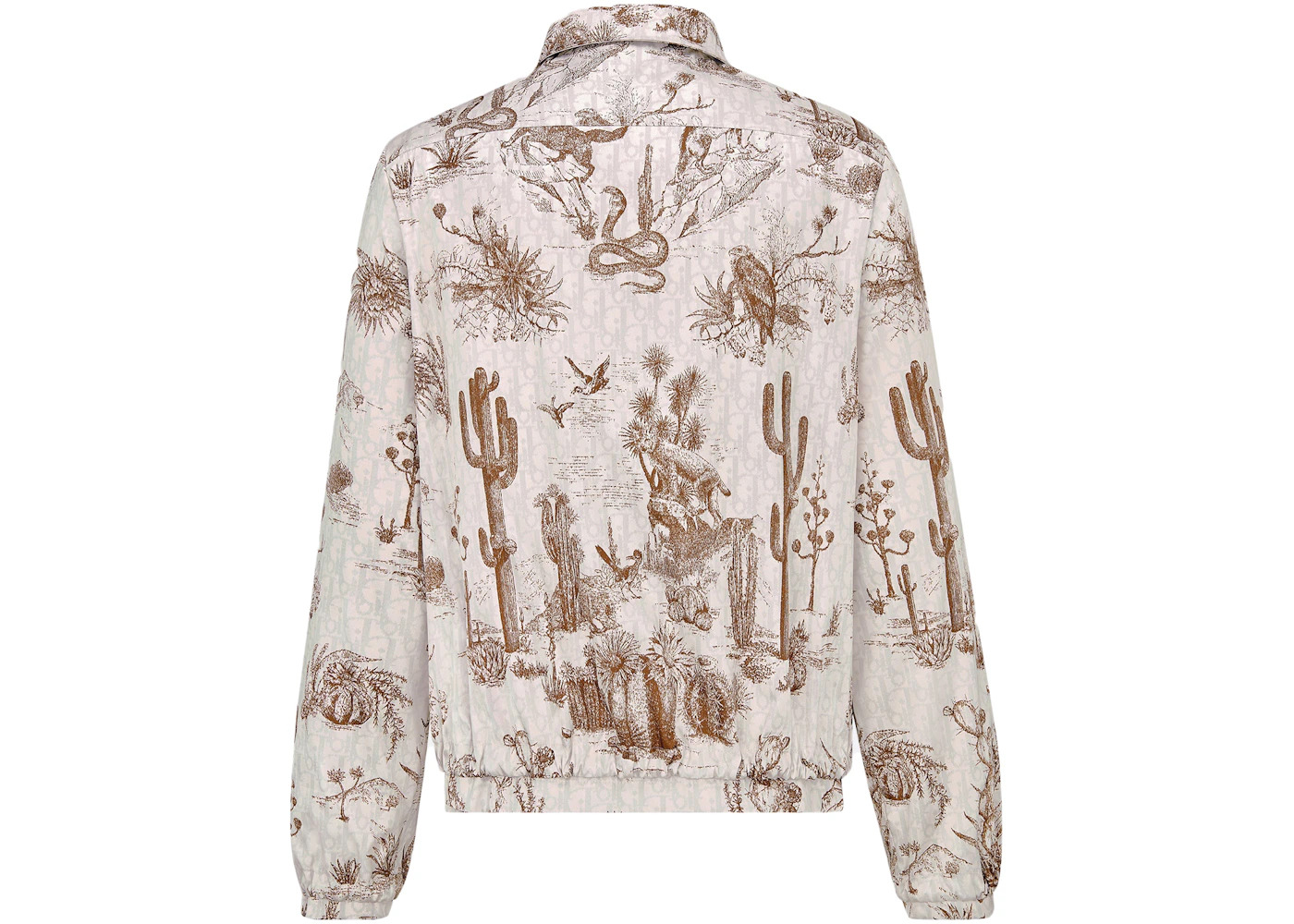 Dior x CACTUS JACK Zipped Blouson Brown/White - 2