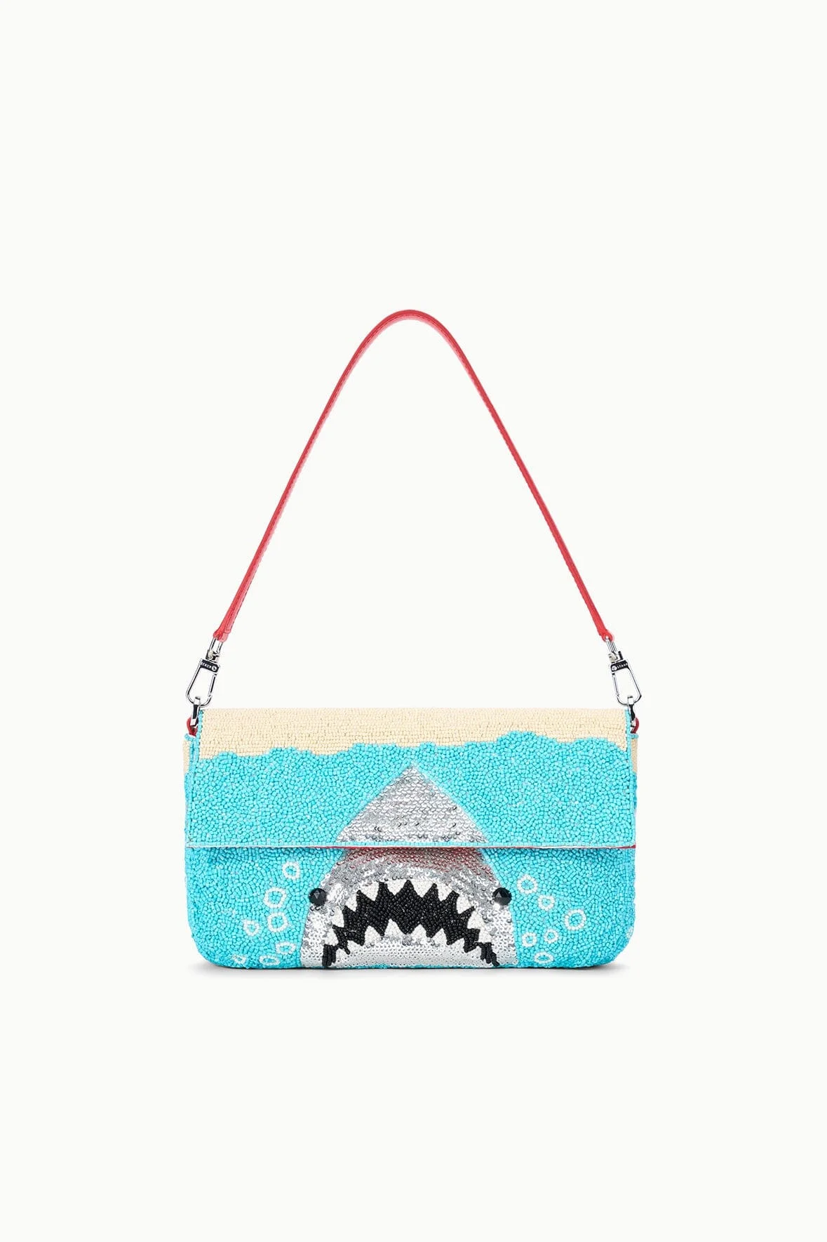STAUD TIMMY CONVERTIBLE SHOULDER BAG GREAT WHITE - 1
