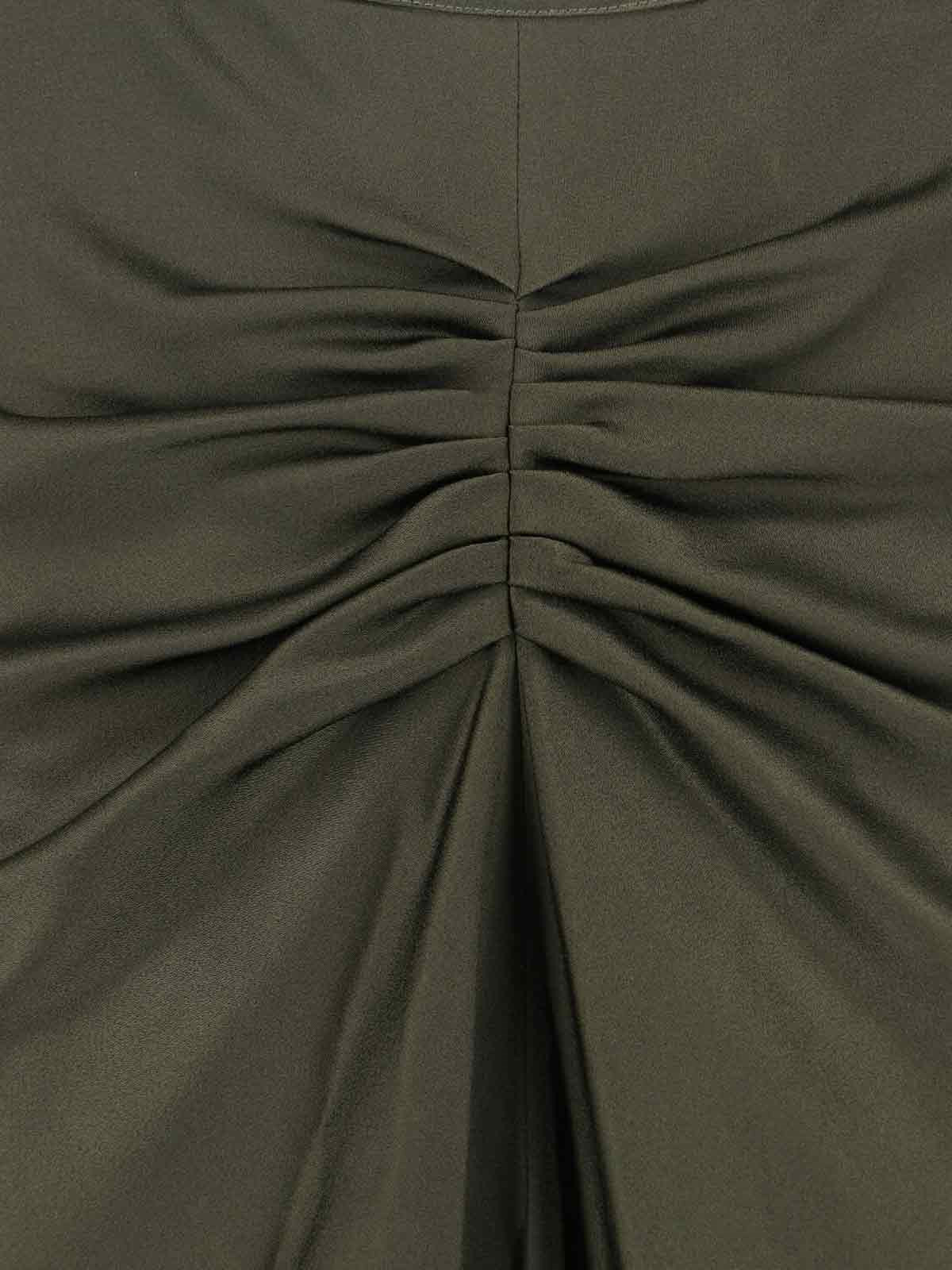DRAPED MIDI SKIRT - 5