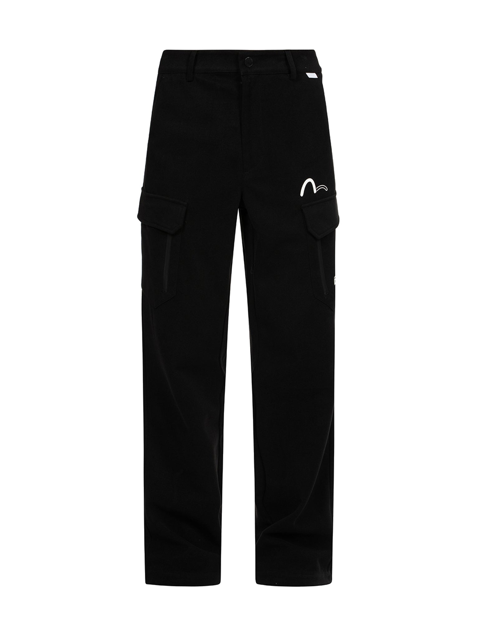 Logo and Seagull Print  Regular Fit Pants - 14