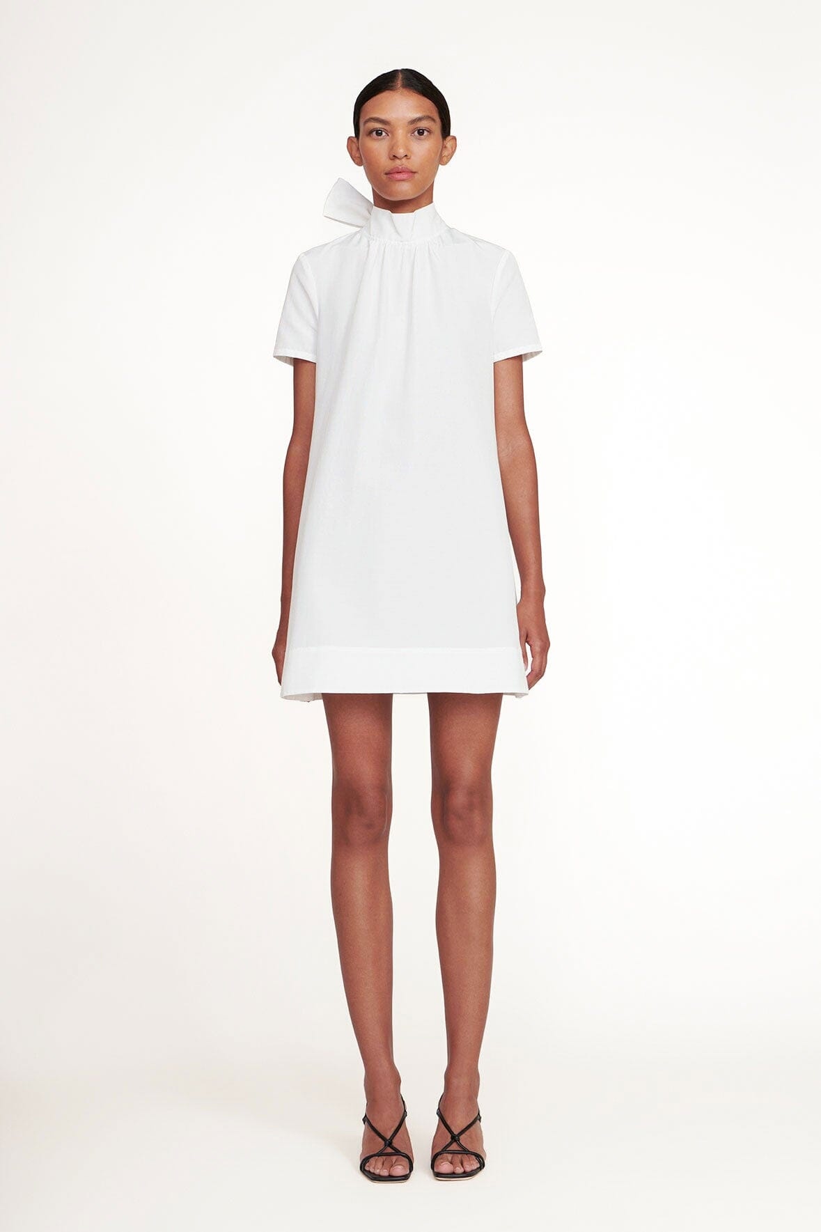 STAUD MINI ILANA DRESS WHITE - 2